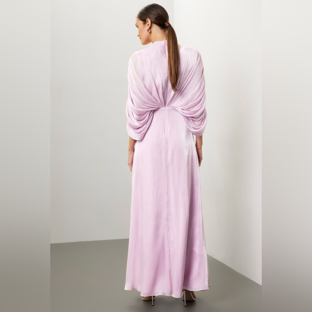 Badgley Mischka Drape Dolman Gown - Picture 5 of 12